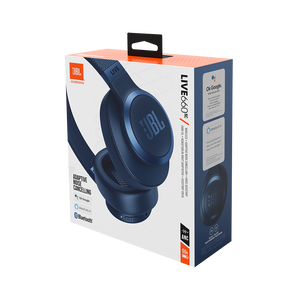JBL Live 660NC - Blue - Wireless over-ear NC headphones - Detailshot 10